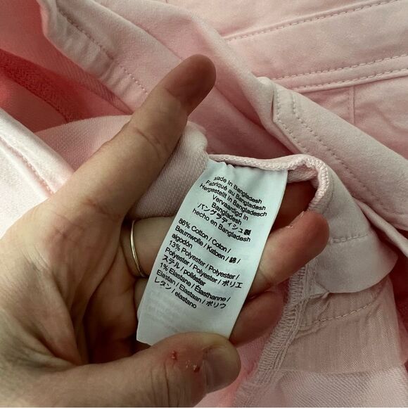 NWT J. Crew Crewcuts Girls Denim Jumper Jean Overall Dress in Pink - Picture 8 of 8